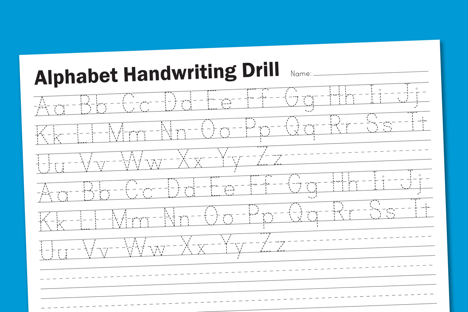 Alphabet Handwriting Drill