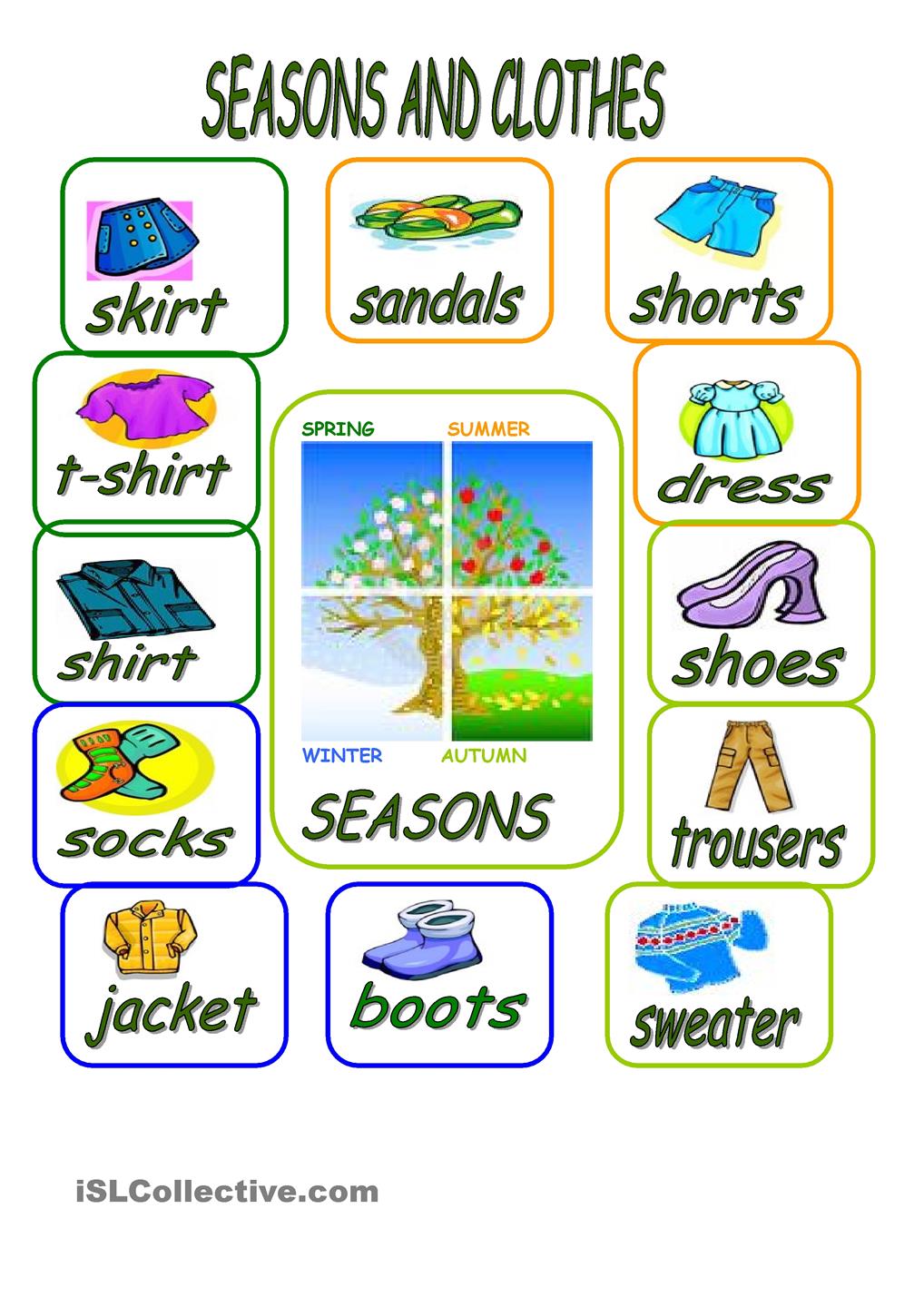 Seasons And Clothes