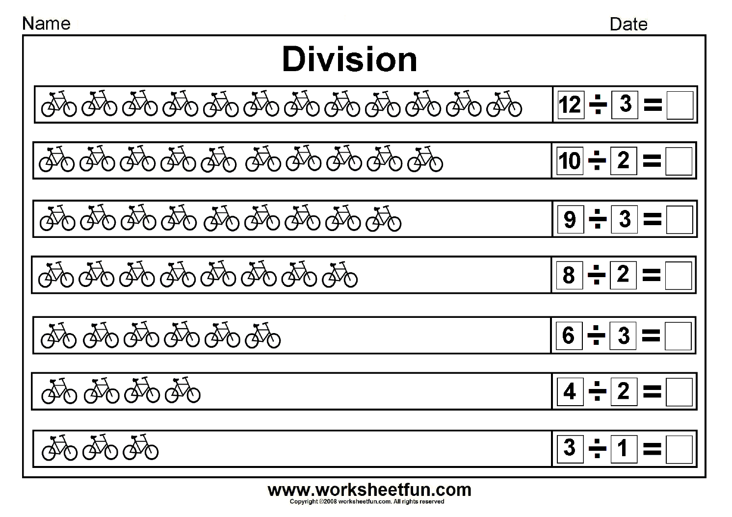 Division Worksheets On Worksheetfun Com