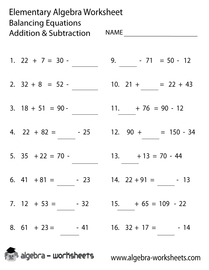 Printable Math Addition And Subtraction Worksheets   Kelpies