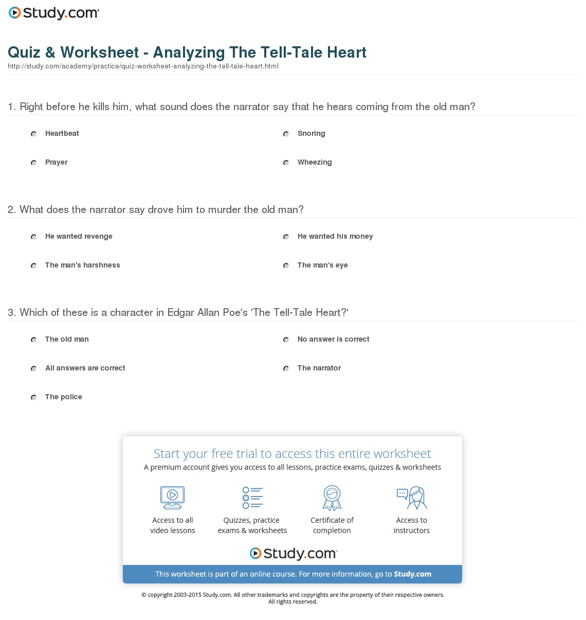 Quiz & Worksheet