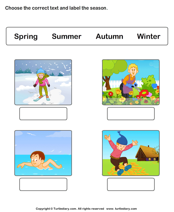 197 Free Esl Seasons Worksheets Worksheet