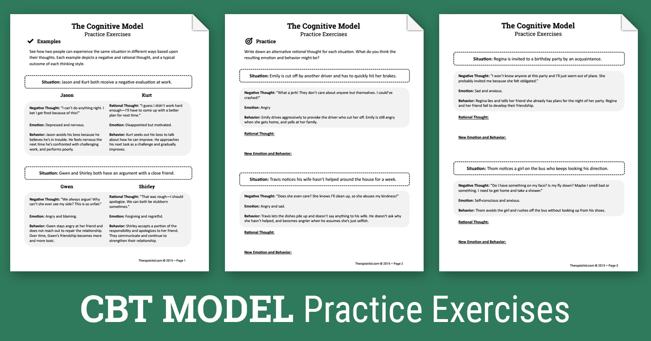 Cbt Practice Exercises (worksheet)