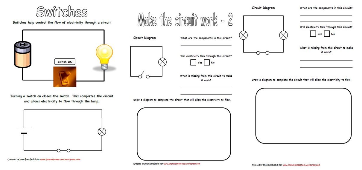 Collection Of Year 6 Circuits Worksheet