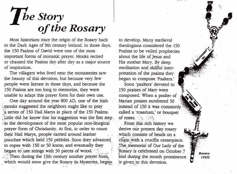 Rosary Worksheet The Best Worksheets Image Collection