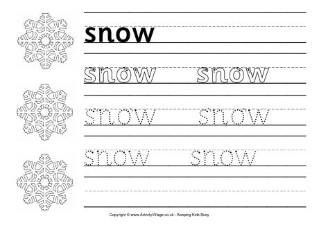 Winter Worksheets For Kindergarten Pdf 151248