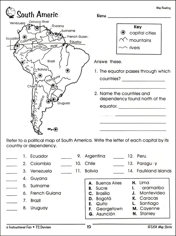 Map Skills 4, Instructional Fair, 001025