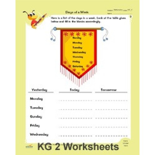 Buy Kg 2 Maths & English Worksheets Book   , 4567000129