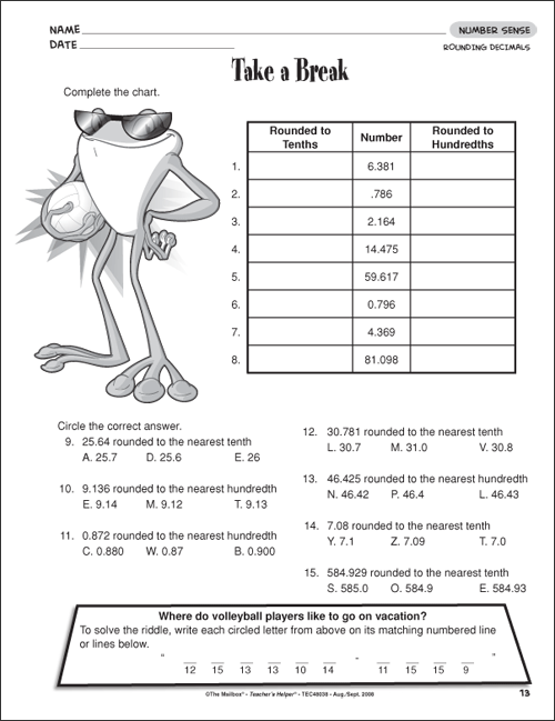 5th Grade Math Worksheets