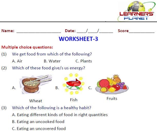 Image Result For Food We Eat Worksheets For Grade 1