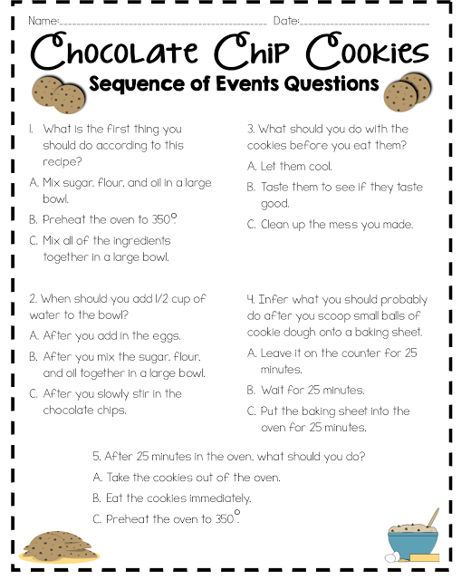 Read Like A Rock Star!   Sequence Of Events Activity