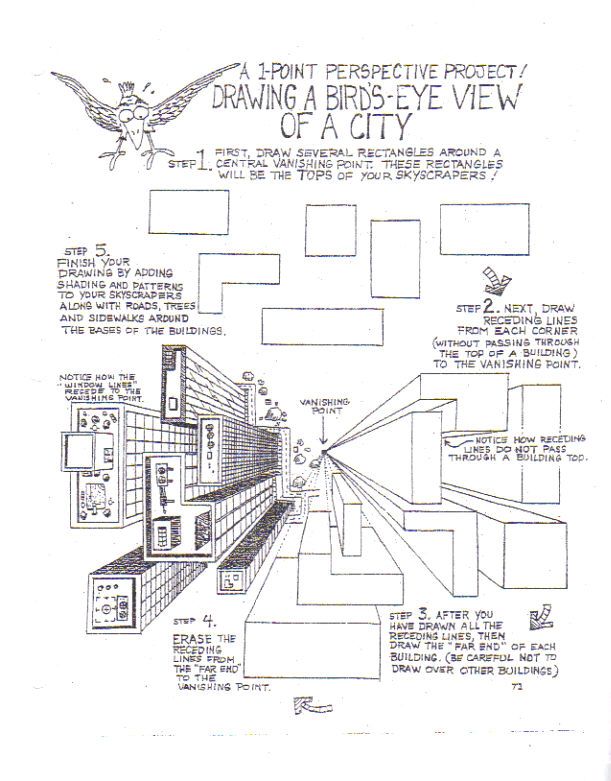 Perspective 1 Worksheet  Bird By ~bluewolfr On Deviantart