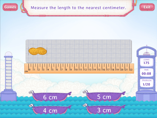 Measure Lengths Using Ruler In Metric Units