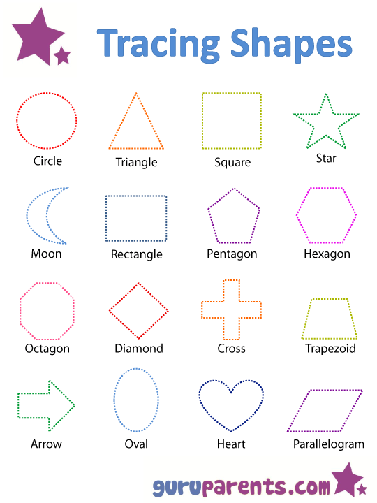 Shapes Worksheets And Flashcards