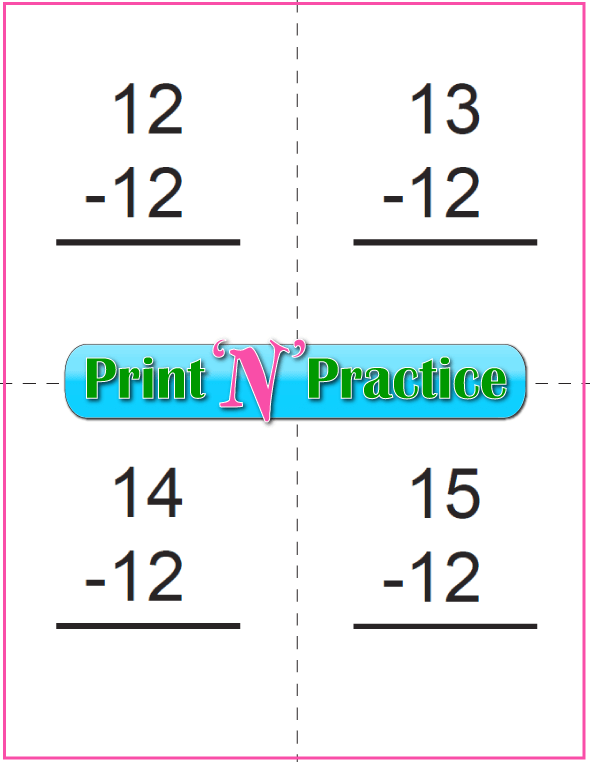 50+ Kindergarten Subtraction Worksheets  Practice For Kids