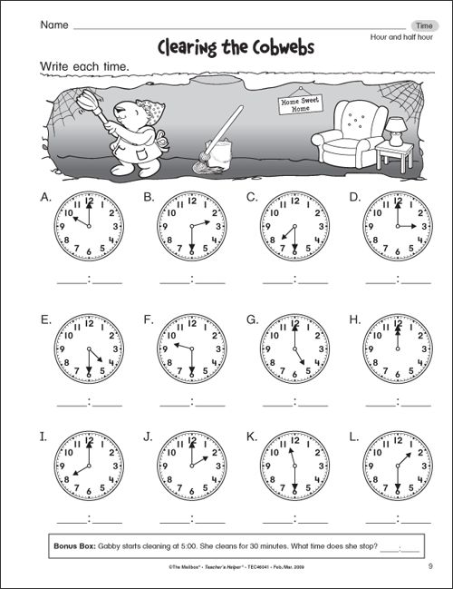 Free Worksheets For 1st Graders  3