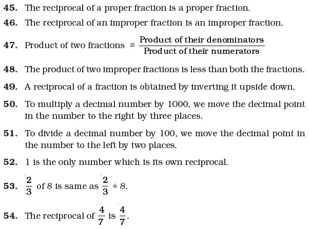 Class 7 Important Questions For Maths â Fractions And Decimals