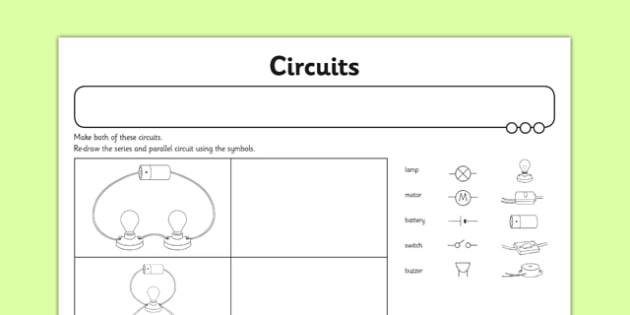 Parallel Circuits Worksheet