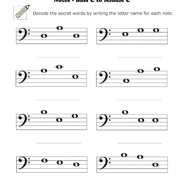 Music Staff Worksheets