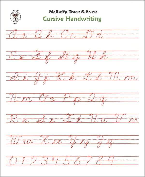 Free Cursive Writing Worksheets For Adults