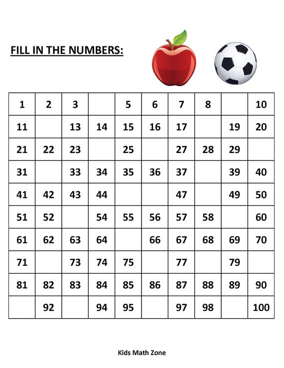 Missing Numbers 10 Printable Worksheets  Pdf  Preschool