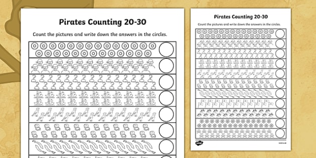 Pirates Counting 20