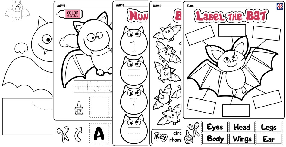 Bat Worksheets