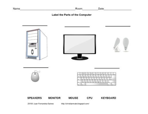 Printable Computer Worksheets For